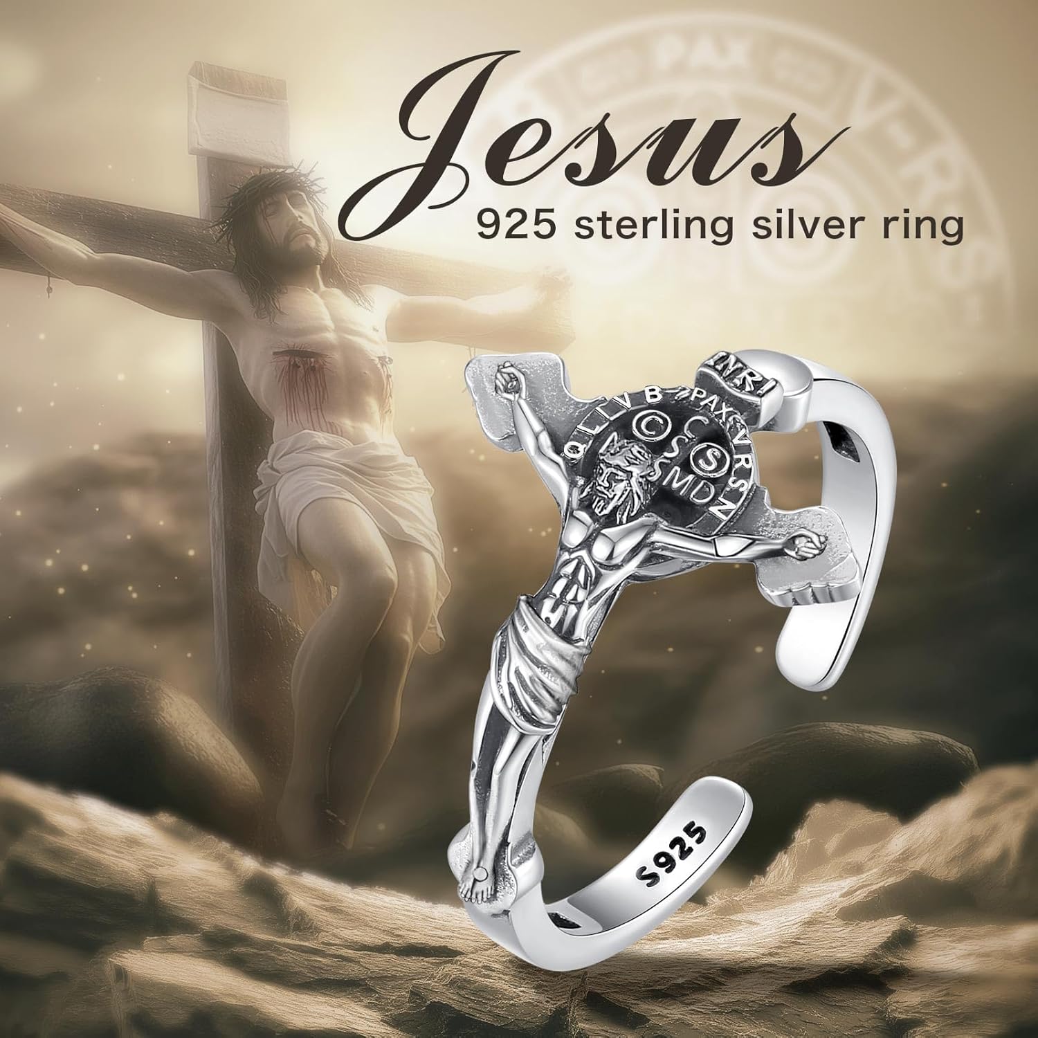 INFUSEU 925 Sterling Silver Sunflower Rings Unique Gift for Friend Sister Mother Daughter - Image 7