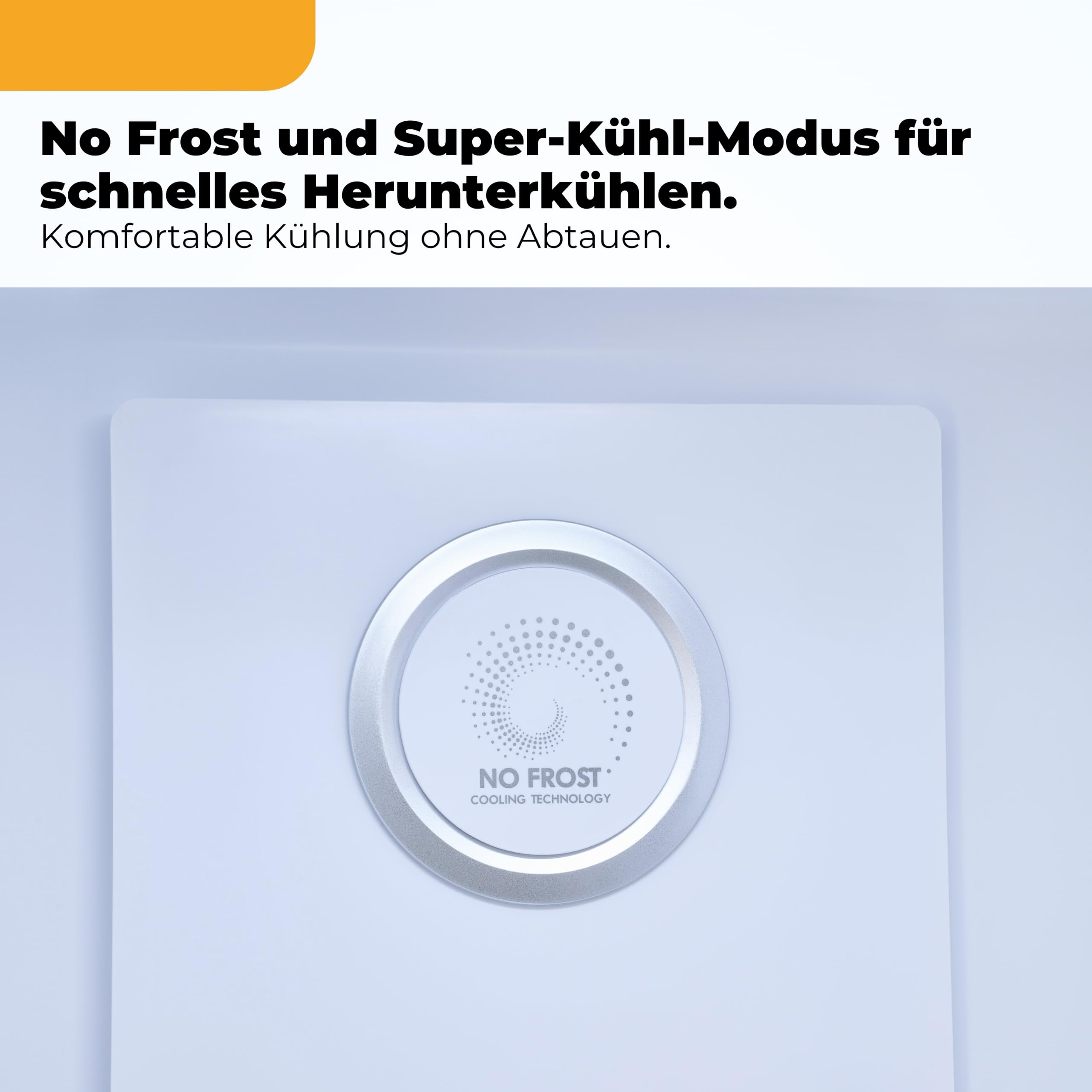 Exquisit Kühlschrank ohne Gefrierfach, 359 Liter, No-Frost, Alarm-Funktion, 5 Ablagen, 4 Türablagen, Gemüsefach, LED-Beleuchtung, Vollraumkühlschrank, KS360-V-HE-040D inoxlook