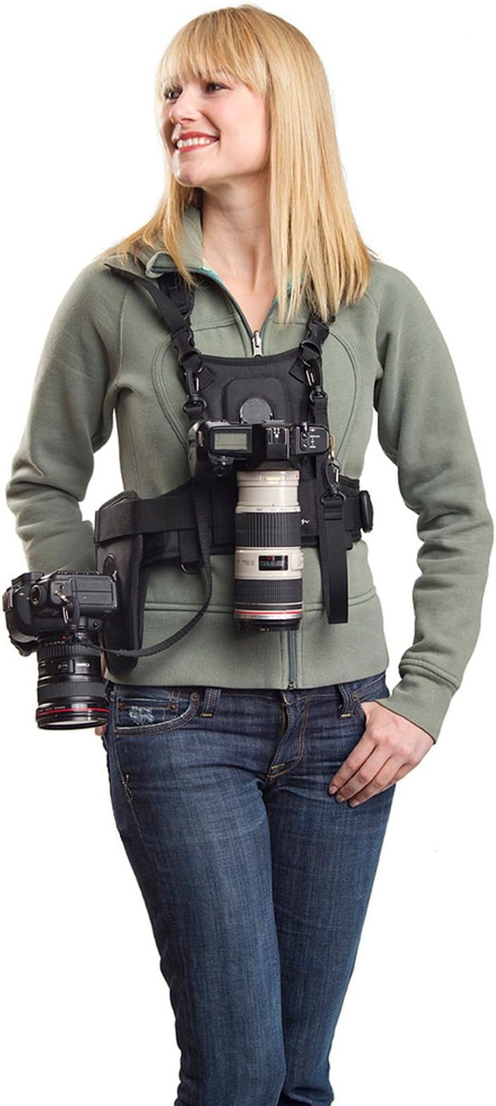 Carrier Camera System for 2 Camera's, Black 124RTL-D