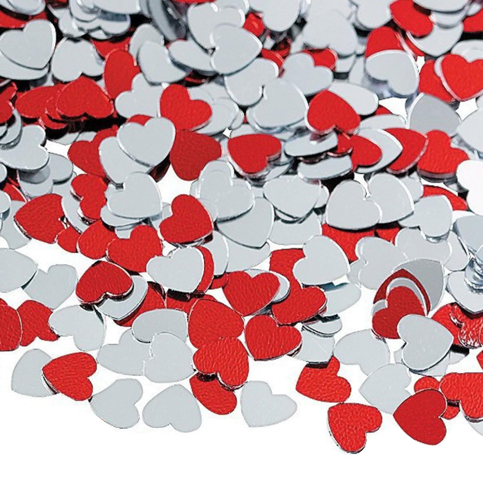 Tsophreniq Glittering Heart Shape Confettis Ornament for Event Decoration Perfect for Tables Gifts and Scrapbooking Sequins