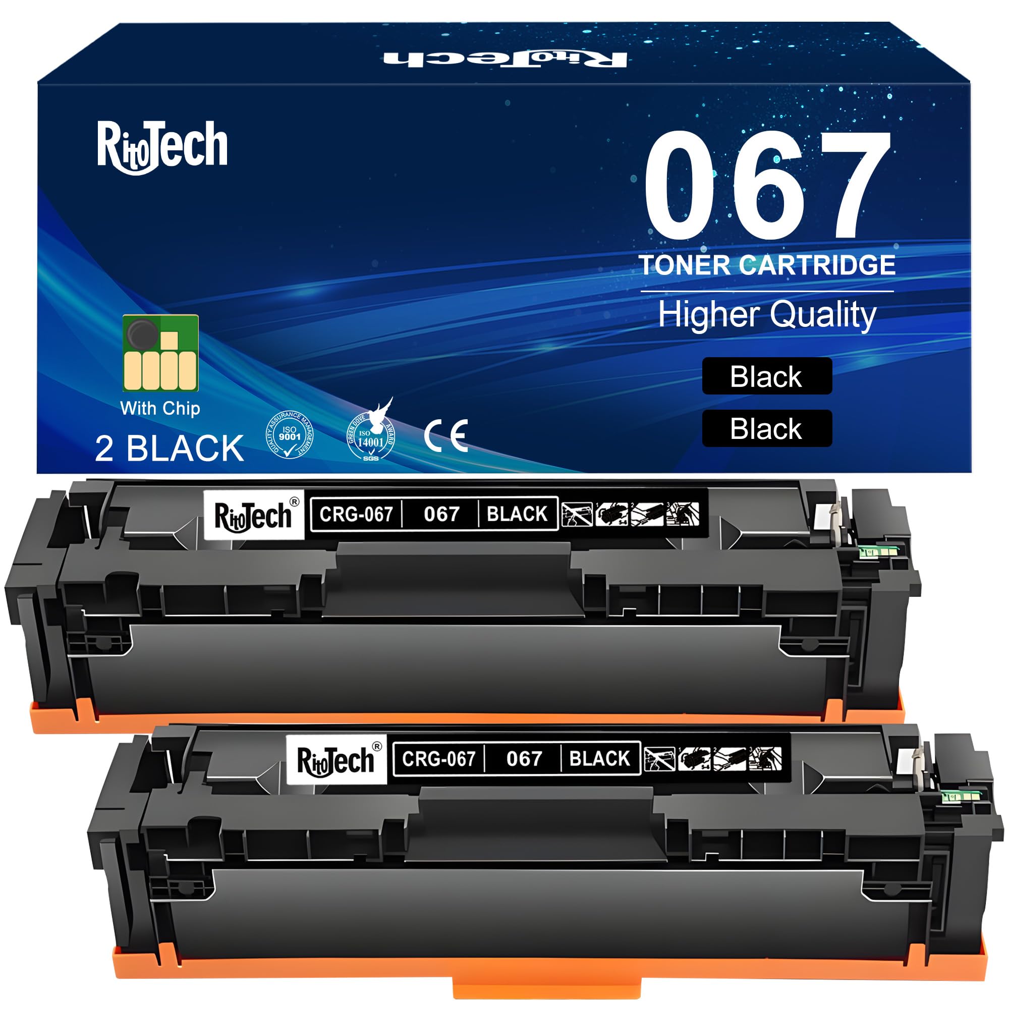 067 Black Toner Cartridge,Replacement for Canon 067 067H CRG-067 for imageCLASS MF653Cdw MF654Cdw MF656Cdw LBP633Cdw LBP632Cdw MF652Cw MF652Cdw
