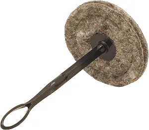 Flueblocker Plug for 5-6 Inch Round Chimney Flue - Fireplace Draft Stopper, 100% Herdwick Wool, Reusable, Made in England