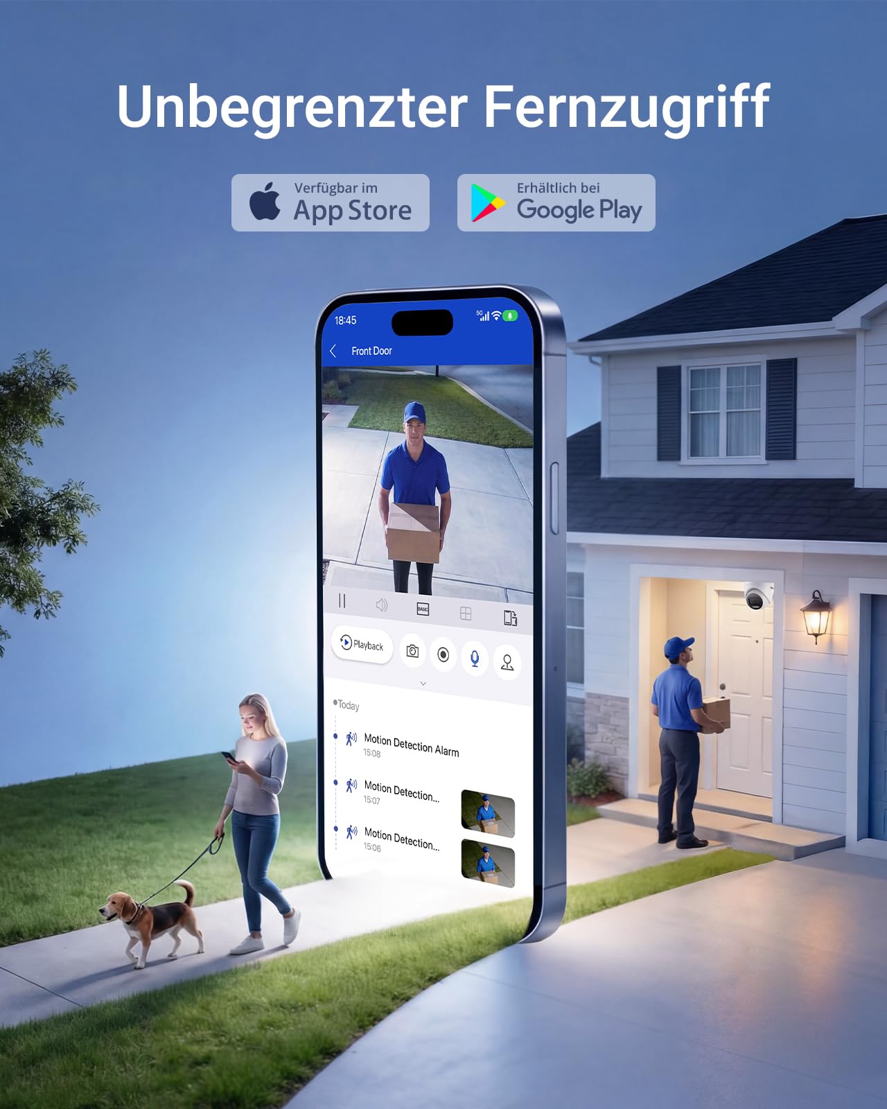 ANNKE 3K/5MP Lite 4CH 5 in 1 Registratore DVR di Sicurezza mit Personen- und Fahrzeugerkennung per Sistema di Telecamere CCTV, Unterstützt 4 Analoge und 1 IP Kameras, ohne Festplatte | 5-in-1-Sicherheits-DVR-Rekorder, unterstützt 4 analoge Kameras/AHD/TVI