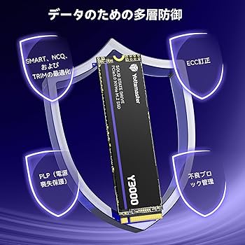 Yottamaster Y3000 NVMe M.2 SSD 1TB　② 41uAEVR4UoL.jpg