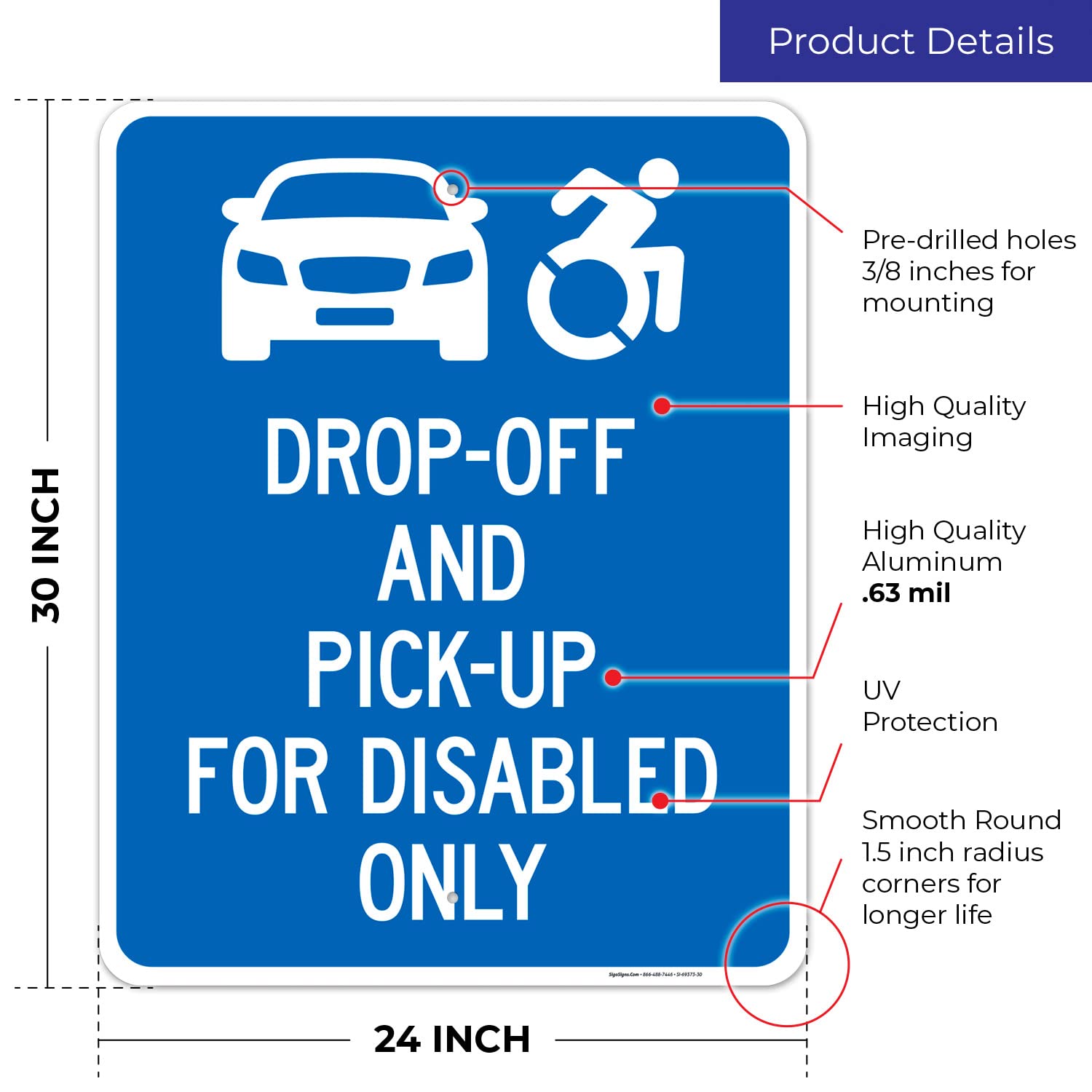 30 Minute Parking Loading And Unloading Only Sign | Sigo Signs