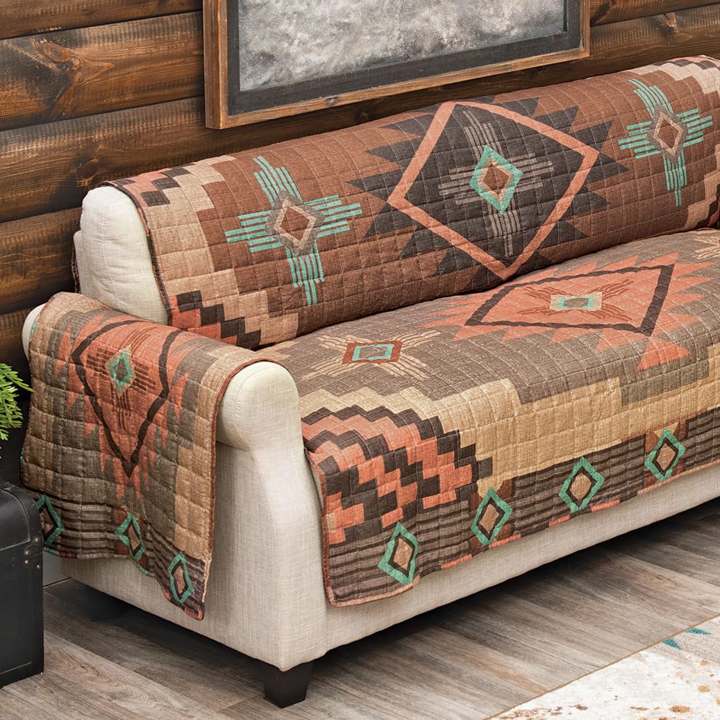 BLACK FOREST DECOR Sierra Crosses Loveseat Cover