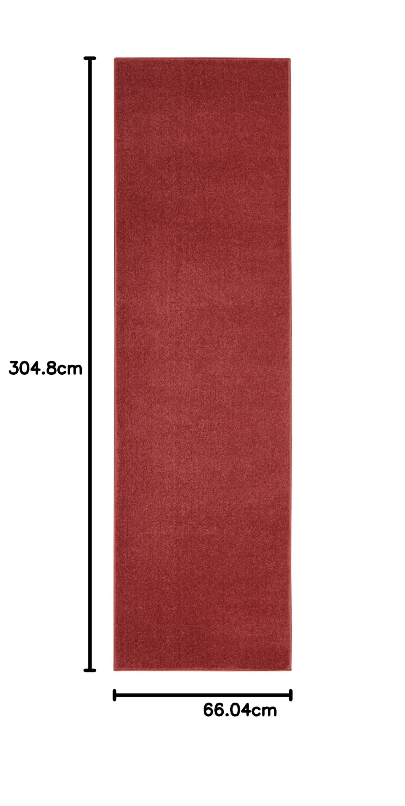 Nourison Essentials Dywan do użytku wewnątrz i na zewnątrz, łatwe czyszczenie, nie gubi włosia, do sypialni, salonu, jadalni, podwórka, tarasu, patio, 0,6 x 3 m, ceglany czerwony