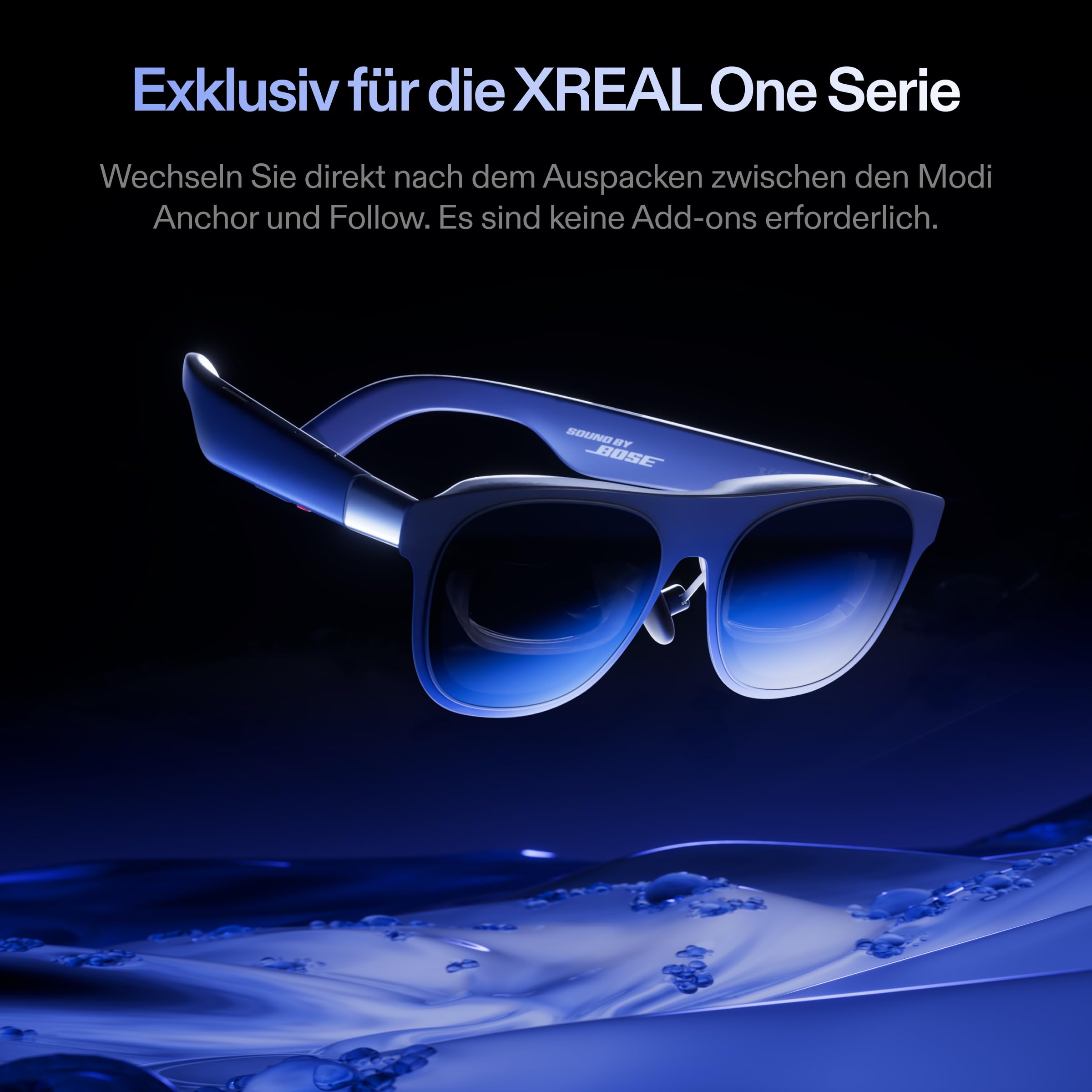 XREAL 1S AR Gafas Bundle XREAL Hub, para iPhone 17/16/15, Real 3D, Power und Play Adapter
