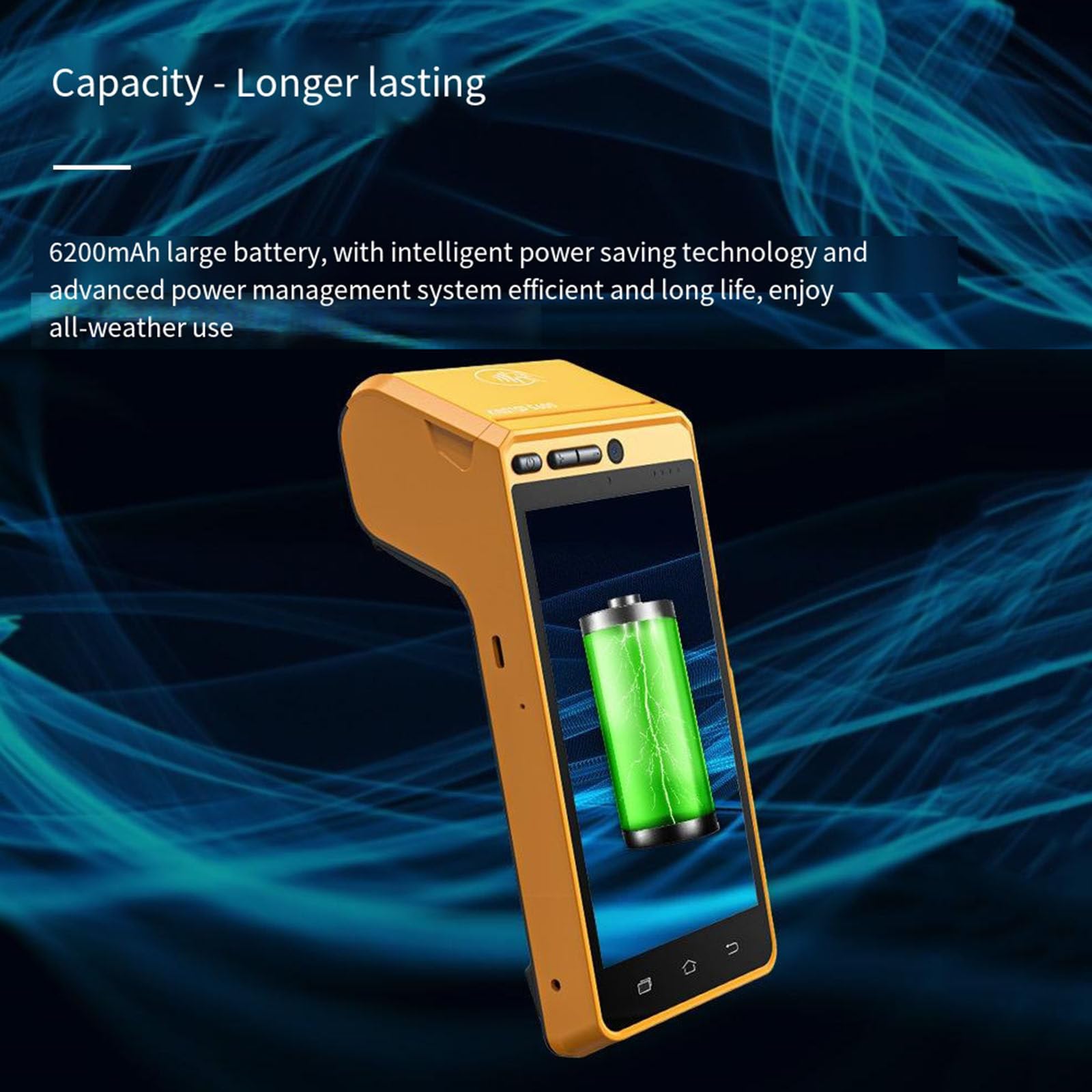 Terminal portable de paiement intelligent, impression Bluetooth, caisse enregistreuse tactile, Machine de point de vente intelligente tout-en-un
