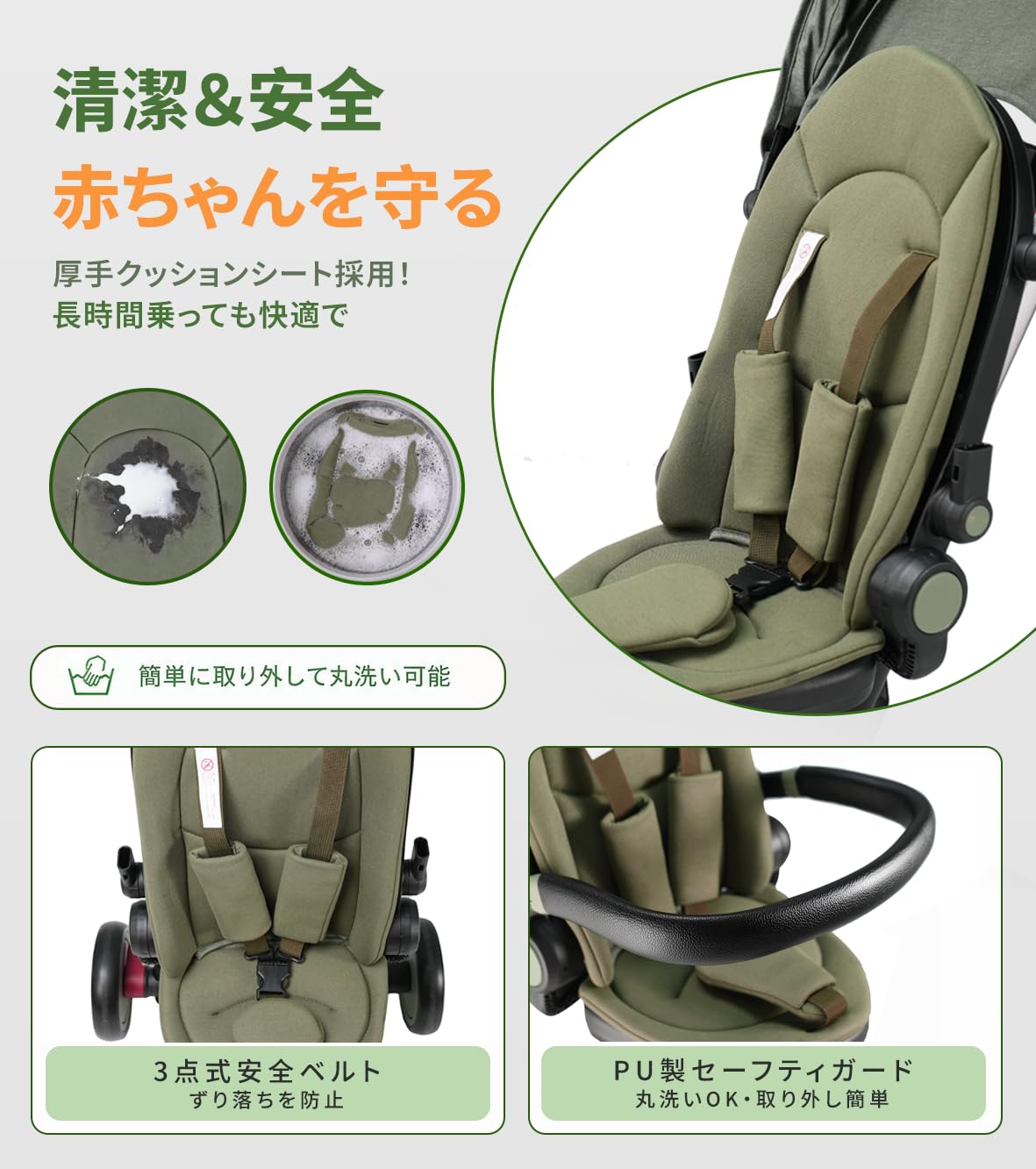 【新品・未使用】ASOWTREND 7in1 子供用 三輪車 グリーン Amazon.co.jp: ASOWTREND 7in1 三輪車 手押し棒付き 6ヶ月～6歳対応