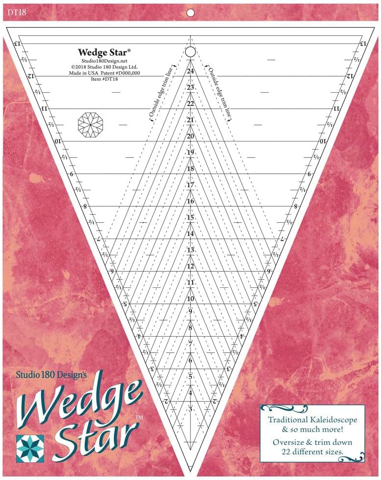 Studio 180 Design Wedge Star Ruler- Deb Tucker