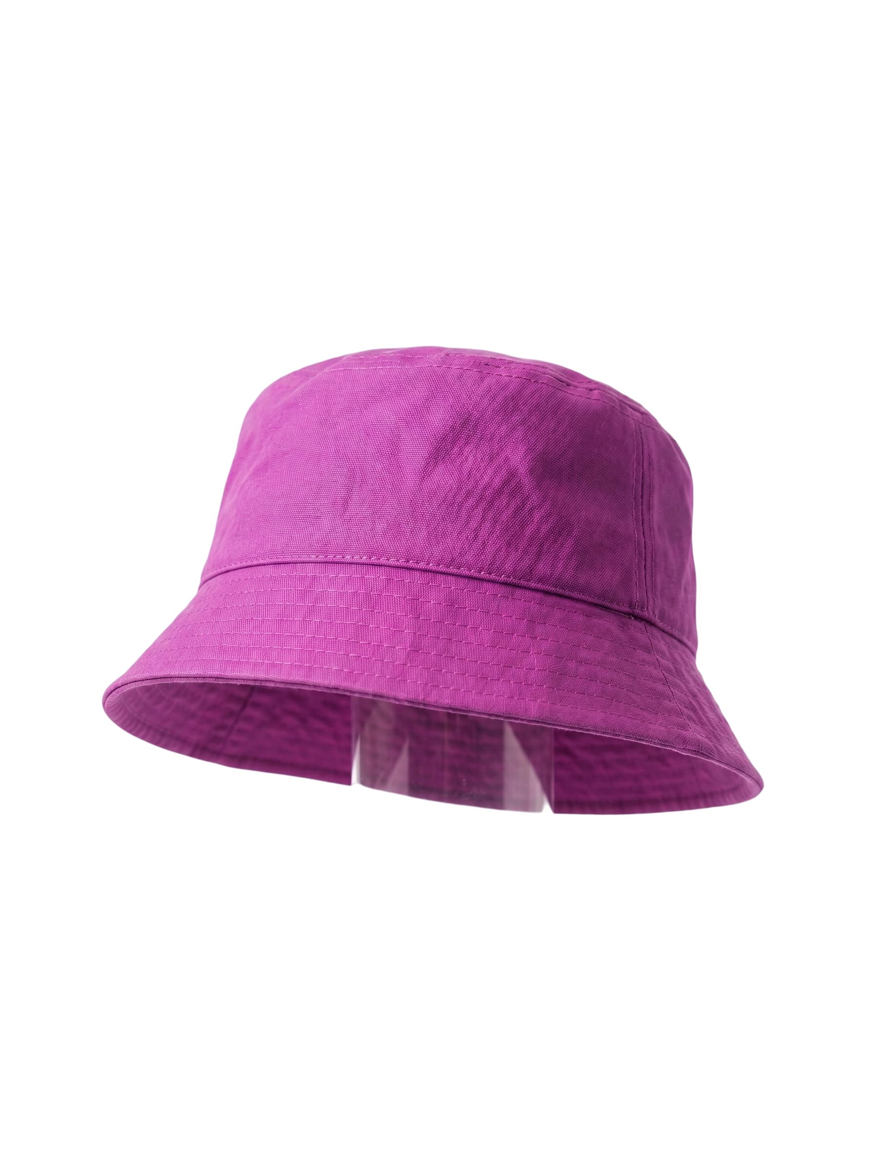 Clossy London Crushable Bucket Hat | Reversible & Foldable Cotton Sun Hat | UV Protection Hat for Adults & Kids | Unisex Summer Hat | Festival Hat | Beach Hat | Fishing Cap (UK, Alpha, S, Magenta)