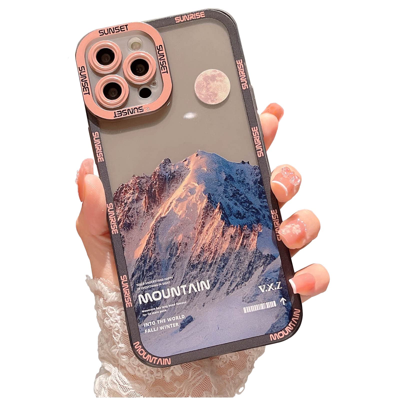 Amazon Com Spobit Compatible For Iphone 11 Pro Max Case Snow Mountain Moon Night Lovely Phone Case Soft Tpu Shockproof Camera Lens Protective Cute Case For Iphone 11 Pro Max For Women Girls