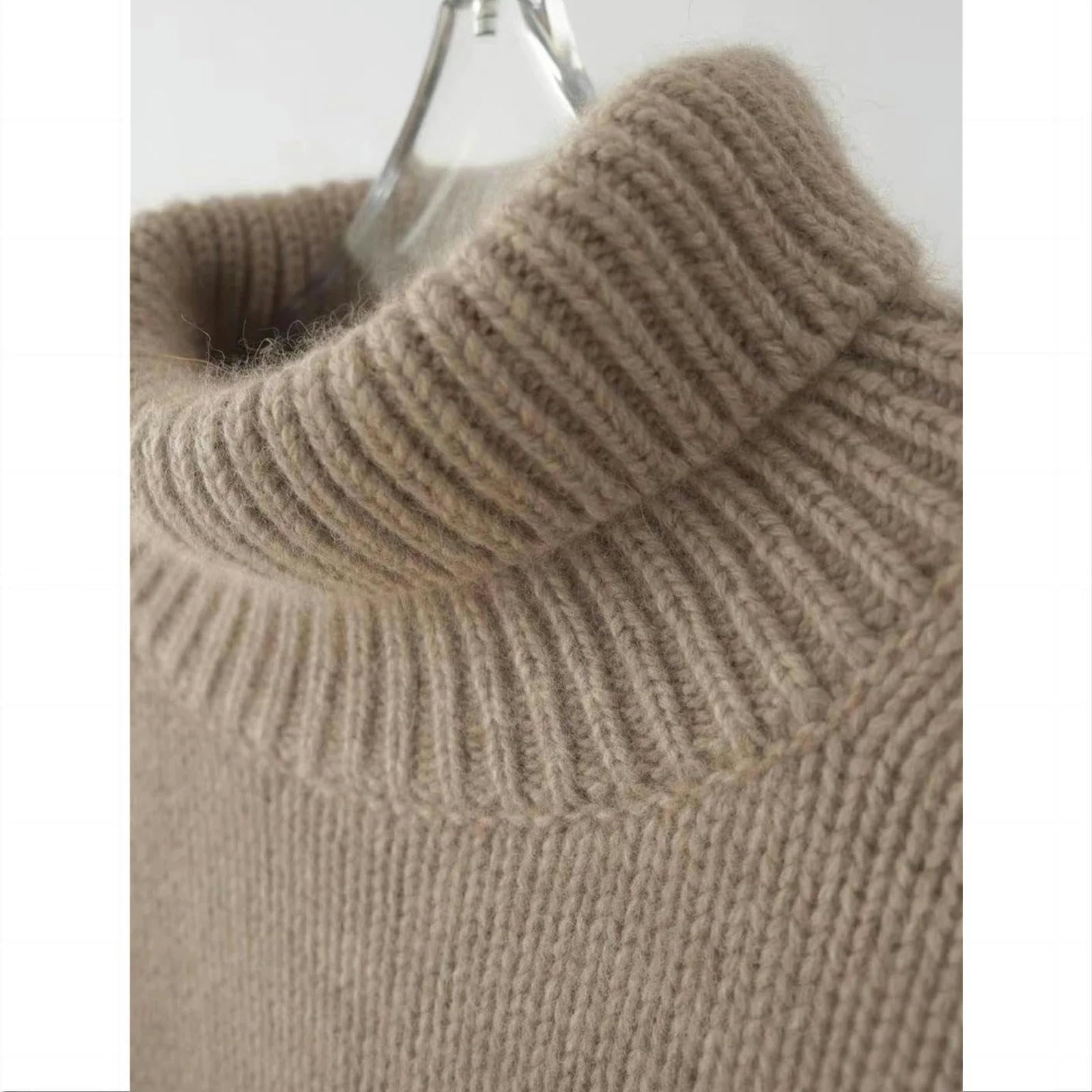 Maglione Donna Donne Autunno Inverno Inverno Fauci in Lana in Lana Cucini Casual A Maniche Lunghe A Maniche Lunghe