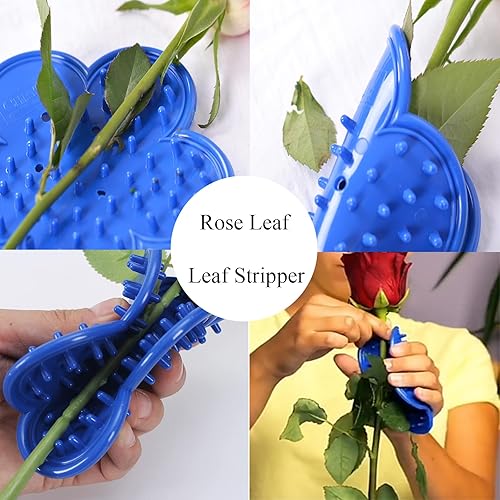 Miniatura 3 de Kit de alicates para quitar espinas de rosas de flores, herramienta de pelado con tijeras, guante para fabricación de flores de jardín, suministros