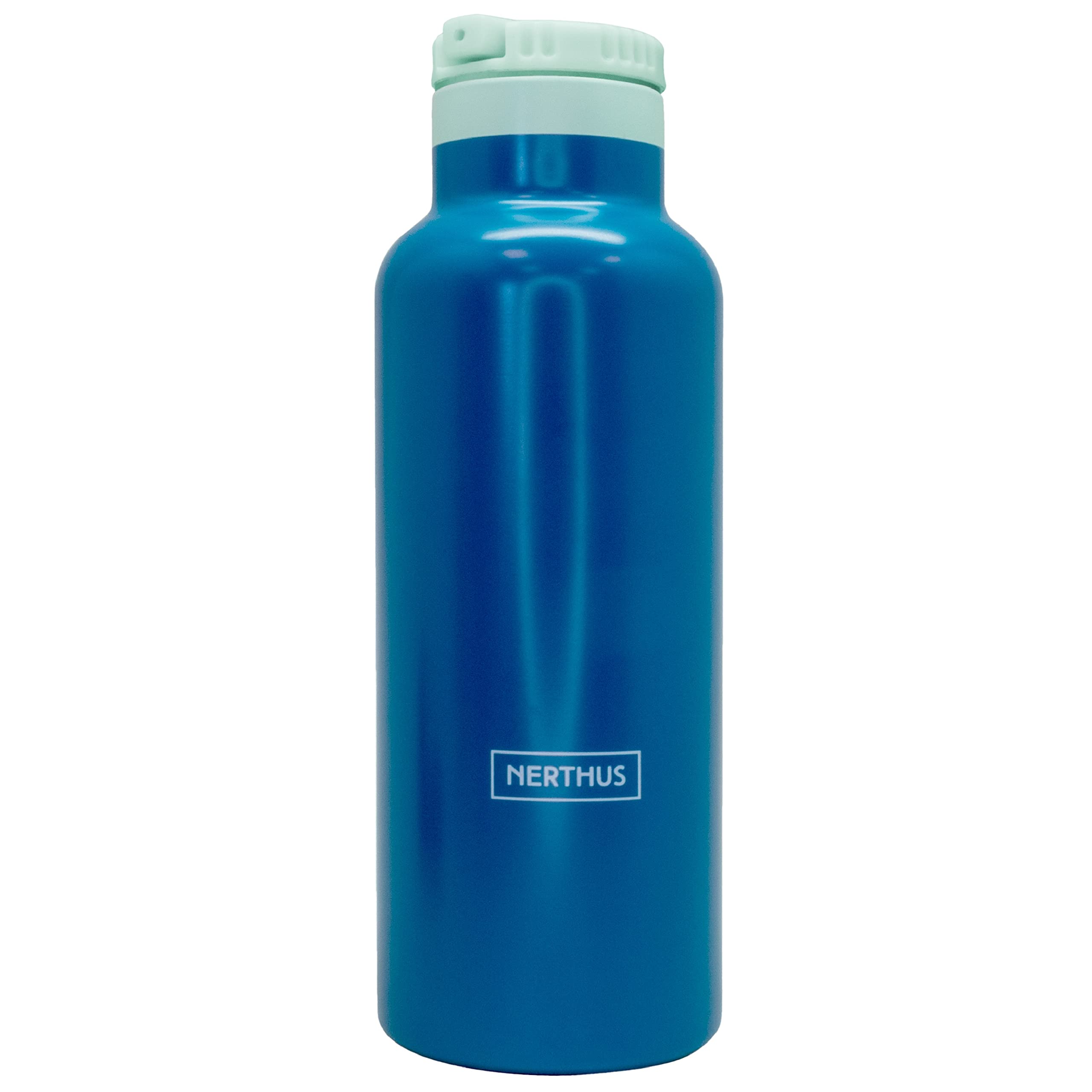 NERTHUS Sport Double Wall Thermos Bottle for Cold and Hot with Straw Stopper