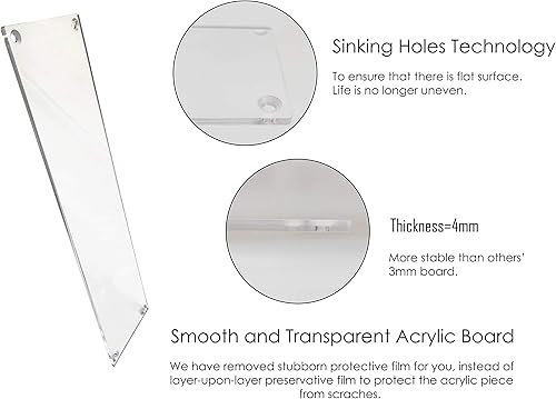 Vista 7 de ihomecooker Estante de exhibición de acrílico transparente de 2 niveles para decoración y organizador