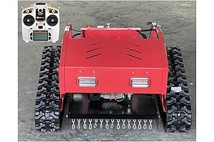 Remote Control Lawn Mower Oil-Electric Hybrid, Blue (550)