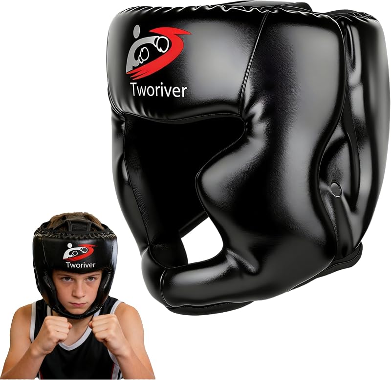 Boxing Headgear 1 Pack, Adjustable Boxing Head Gear Toys Gifts for Girls Boys Helmet for Adult & Kids,Closed-Type Safe,for MMA Sparring,Muay Thai,Kickboxing Training Gear,Strong Grip