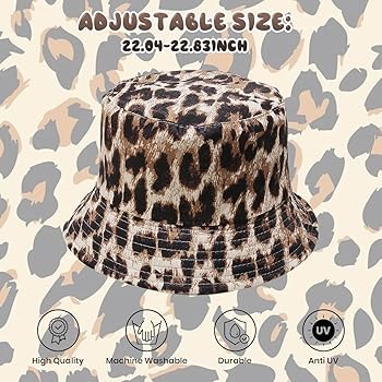 Luxvara Fischerhut Leopardenmuster - Sonnenhut Für Damen & Herren