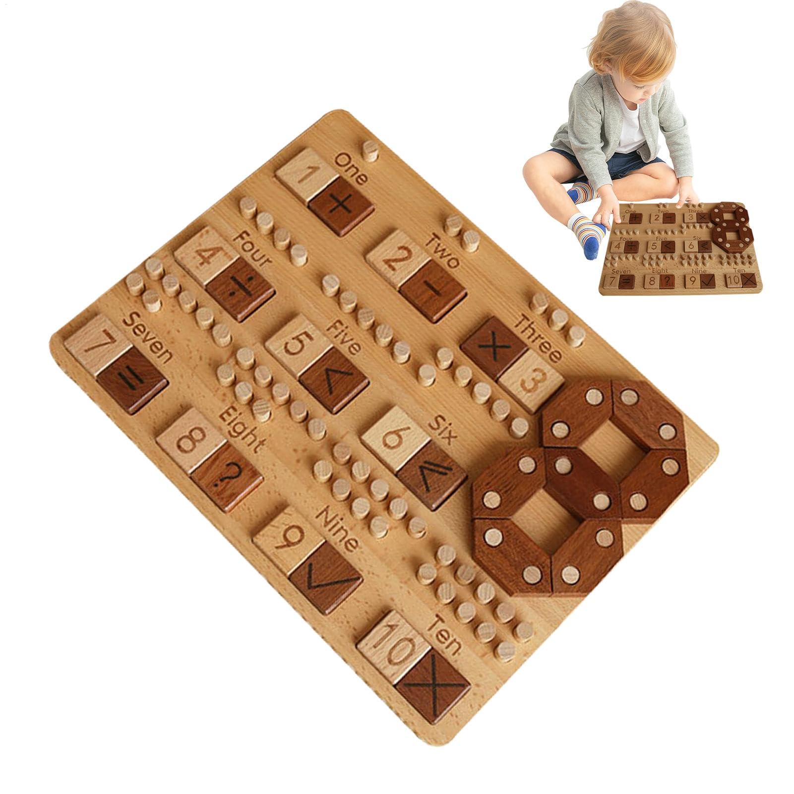Pizarra Matemática para Niños Tablero Cálculo Interactivo Suave,