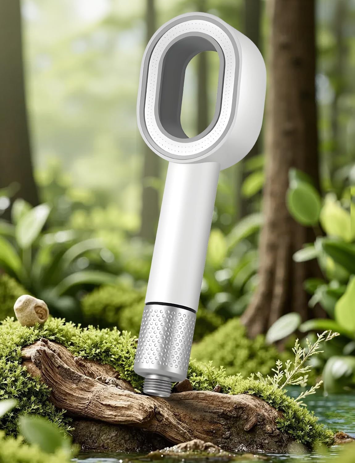 Filtersonic - Alcachofa de ducha 3 en 1 de alta presión con filtro, antical, aumento de presión, esponja para eliminar agua dura y metales pesados