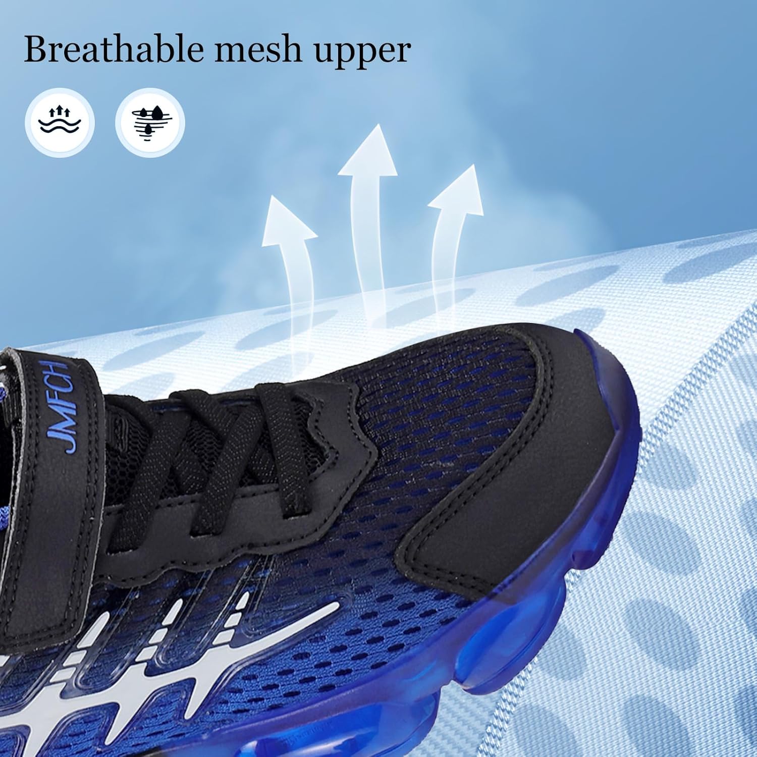 JMFCHI Kids Sneakers Boys Girls Tennis Running Shoes Outdoor Hiking Sneaker for Boys Athletic Breathable - Image 2