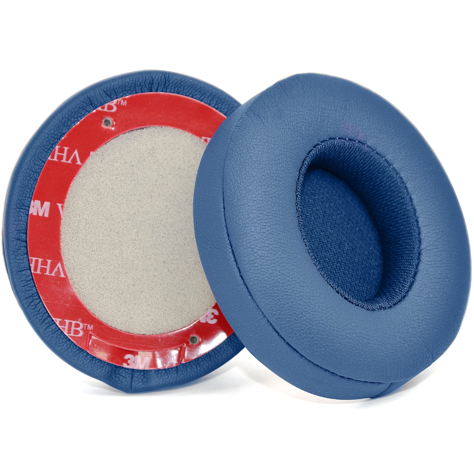 Solo3 Ear Pads Cushions Replacement for Beats Solo 2 & Solo 3 Wireless On-Ear Headphones, Ear Cushions Memory Foam Earpads with Soft Protein Leather (