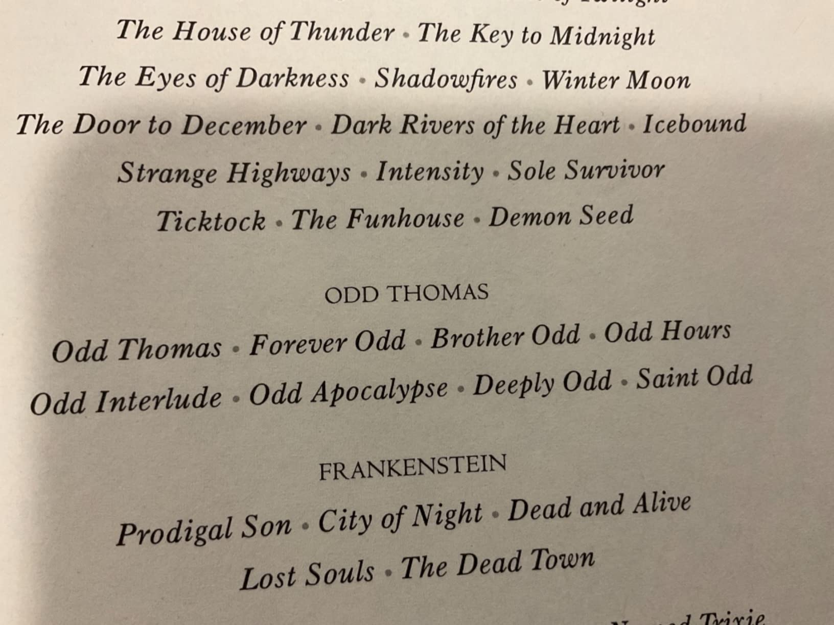 8 books, non stop entertainment!