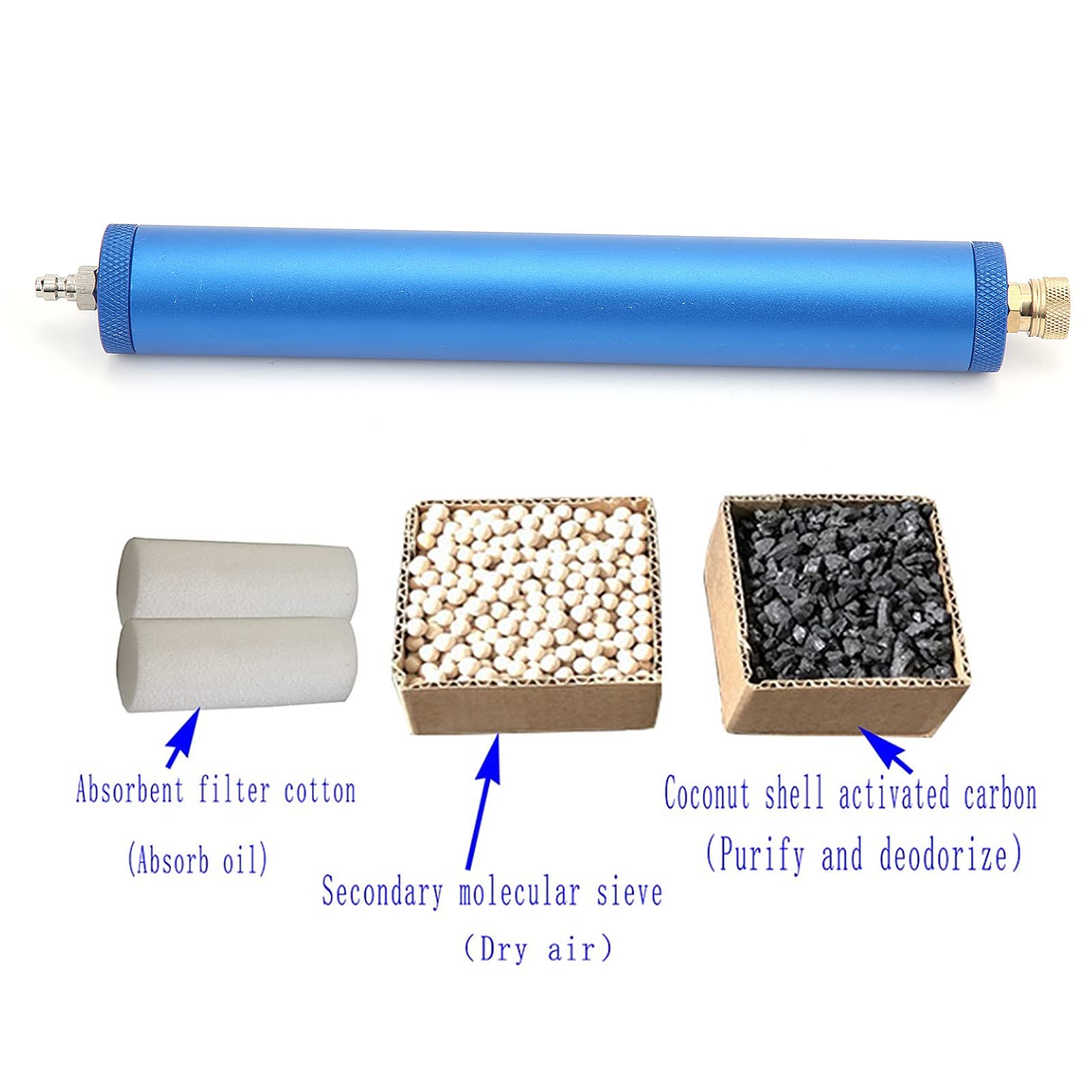 Filtr Wody, Pompa Filtra Powietrza PCP 30 MPa Wysokociśnieniowy Separator Wody z 20 Elementami Filtracyjnymi Naprawa Autokonserwacji