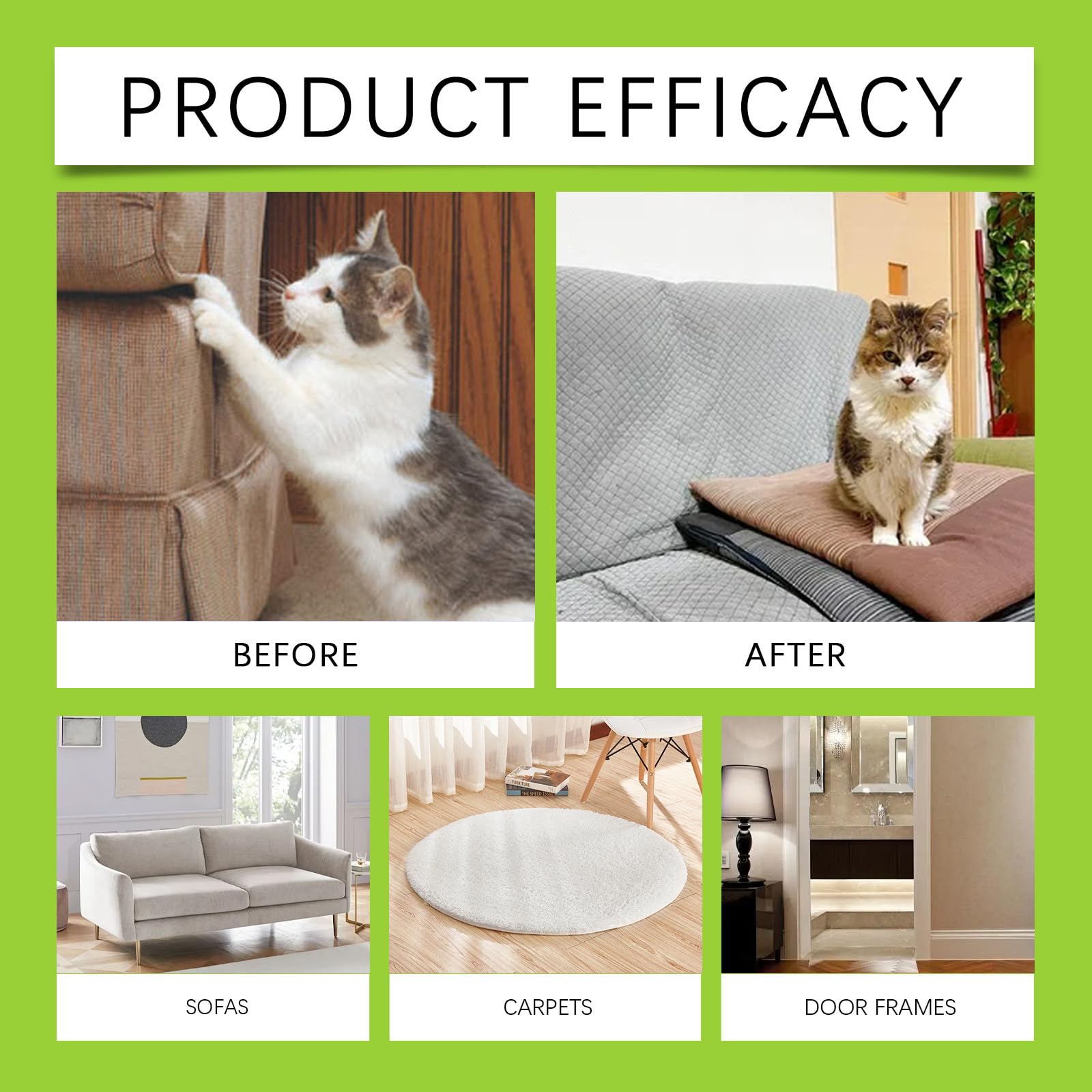 Spray Antiarañazos Gatos,Disuasión Arañazos Repelente Gatos,Protege Muebles,para Uso Indoor Y Outdoor,100ML