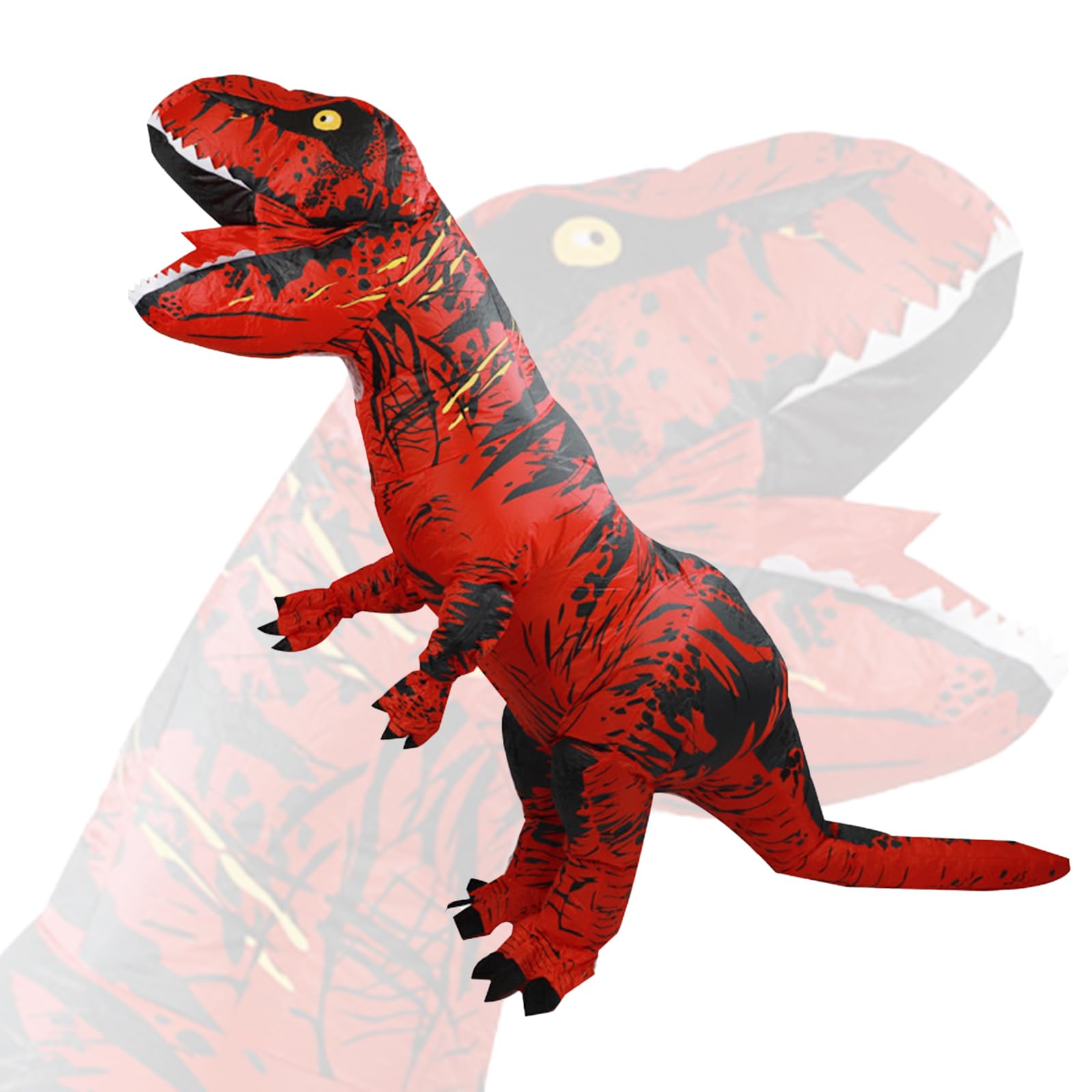 Eayaele Disfraz Dinosaurio Adulto Hinchable T-Rex - Traje de Carnaval, Halloween, Fiestas - Tamaño Único, Fácil de Usar