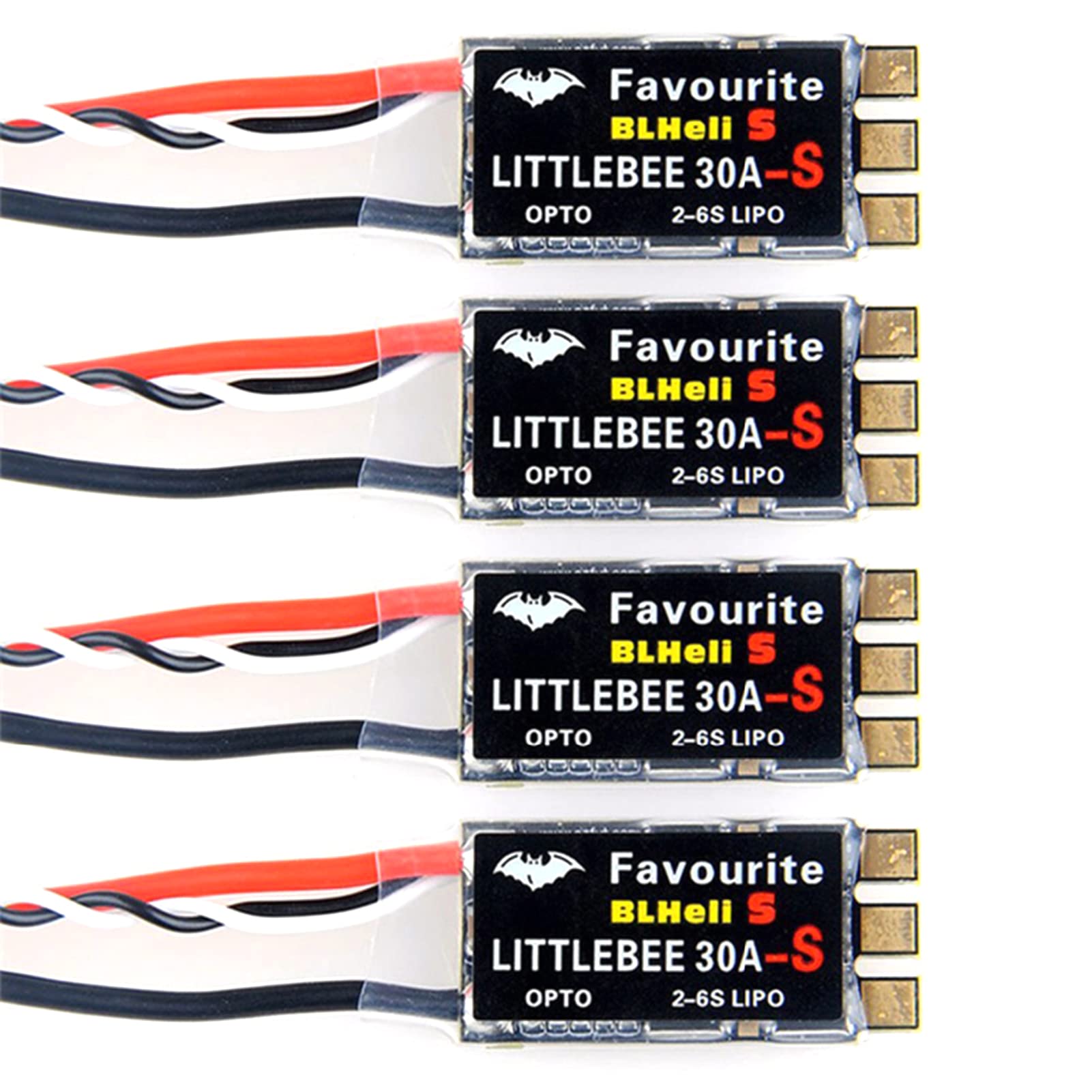 Hanzete 2205 2300KV Motore Brushless 4 pz Motore Rotante Inverso Avanti e 4PCS 30A ESC per FPV RC Racing Drone Multicopter