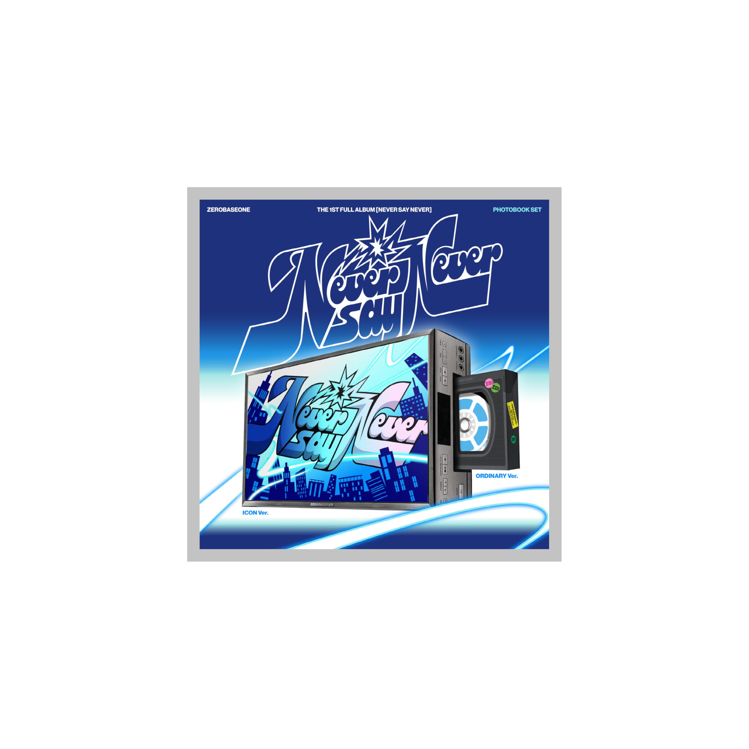 ZEROBASEONE ZB1 NEVER SAY NEVER 1st Album with Tracking Sealed