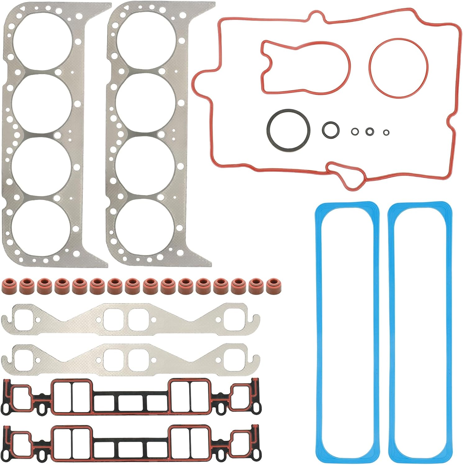 HS7733PT-16 Cylinder Head Gasket Set, for Chevrolet for GMC C1500/ C2500/ C3500/ K1500/ K2500/ K3500, for Workhorse P30 01-02, for Cadillac Escalade 1999-00, CS8510-1 ES72856, for 96 Hummer, 5.7L V8