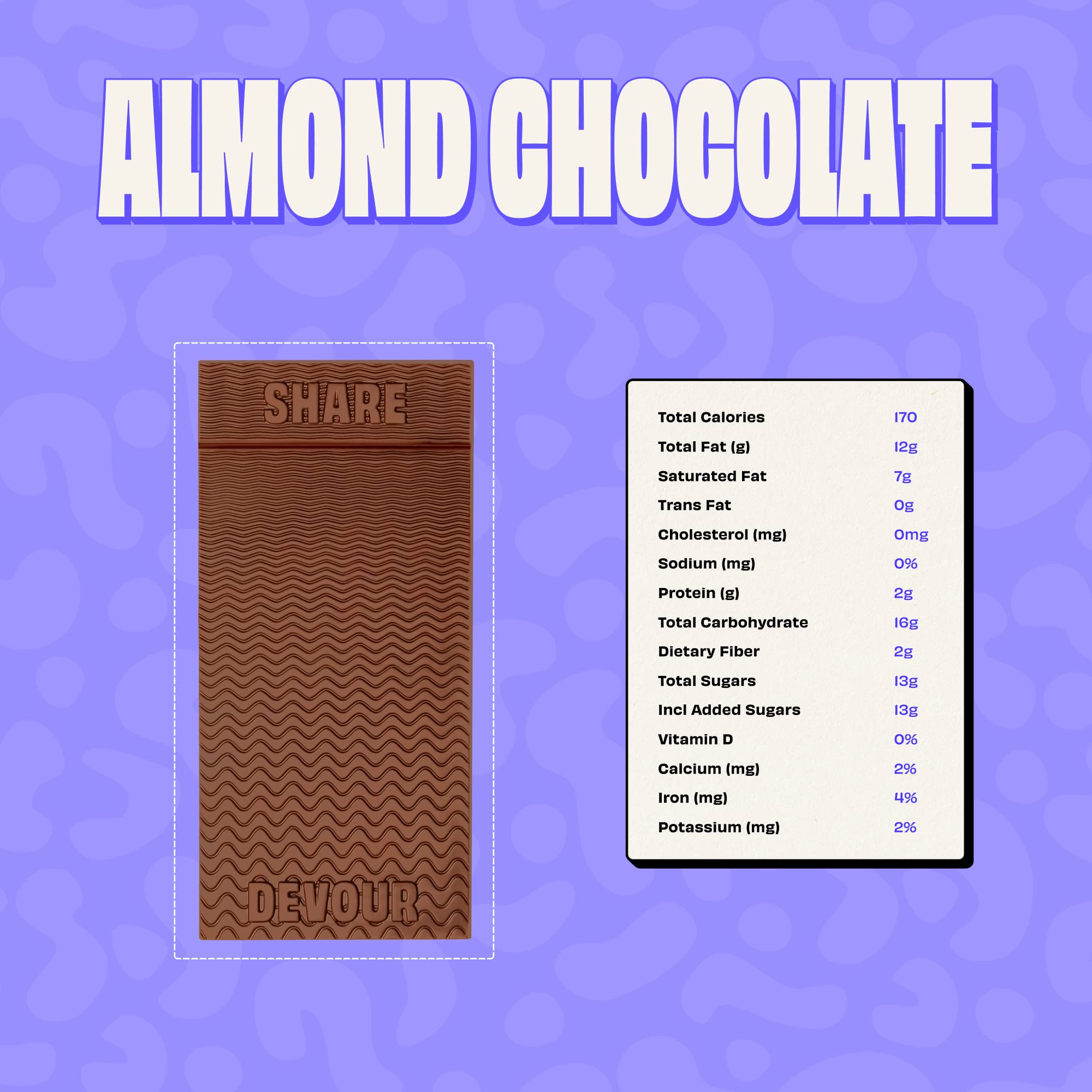 Mr. Beast Bar Almond Chocolate With Almond Chunks (Chocolat au ''lait' – Oh  My Gomme!