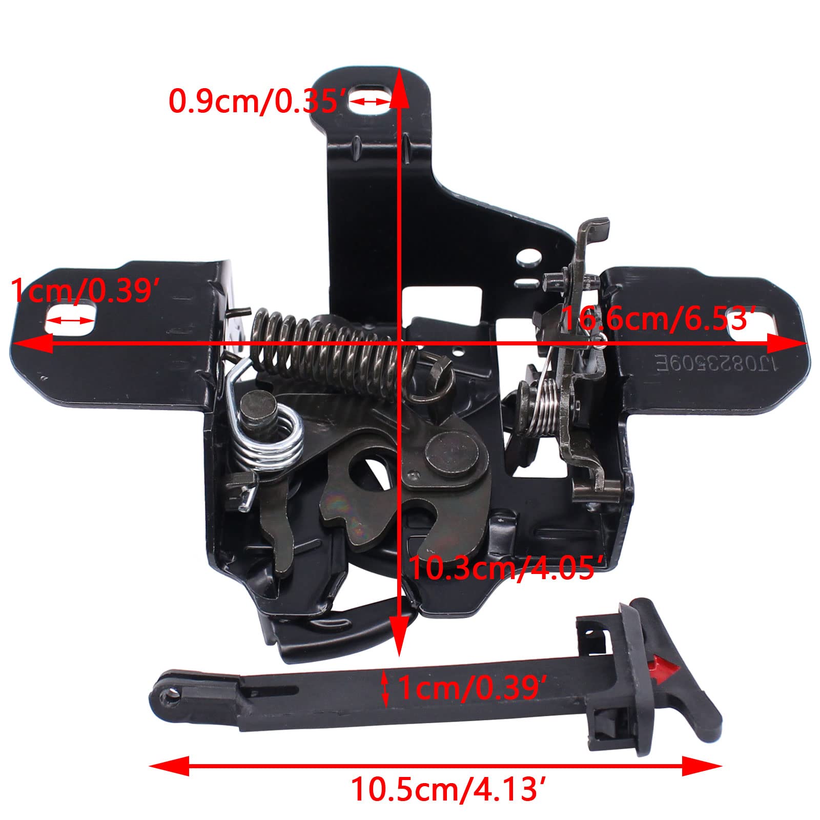 Verrou de capot de moteur avec poignée avant pour Golf IV 4 1J1 Cabriolet 1E7 Variant 1J5 Bora 1J2