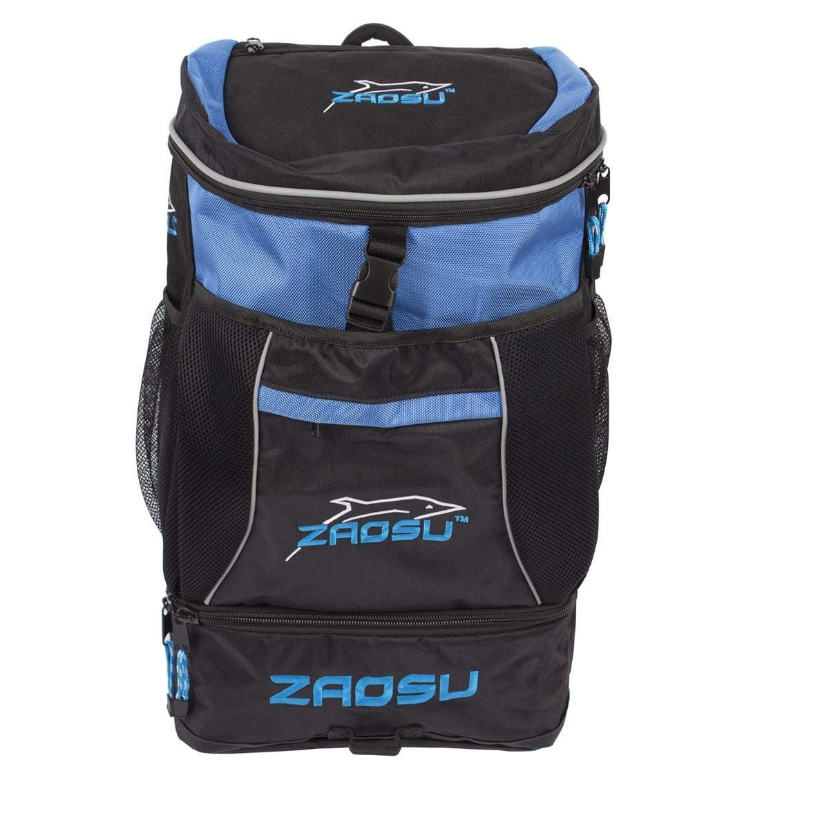 ZAOSU Triathlon- & Schwimm-Rucksack - Transition Bag | 45 Liter mit Nassfach für Schwimmbekleidung nach dem Wettkampf oder Training