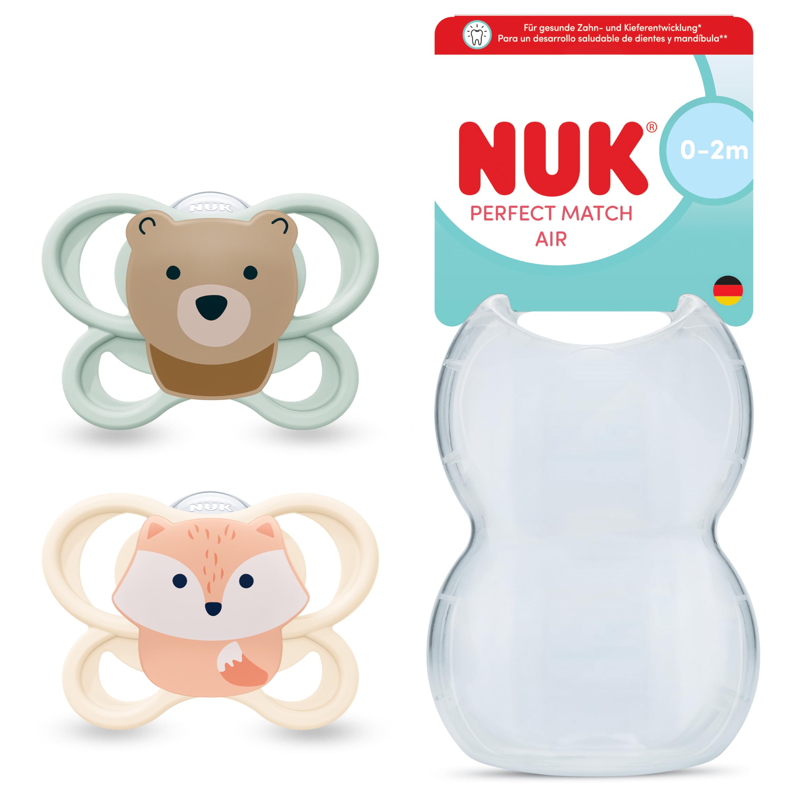 NUK Perfect Match Air Schnuller 0-2 Monate Produktbeschreibung