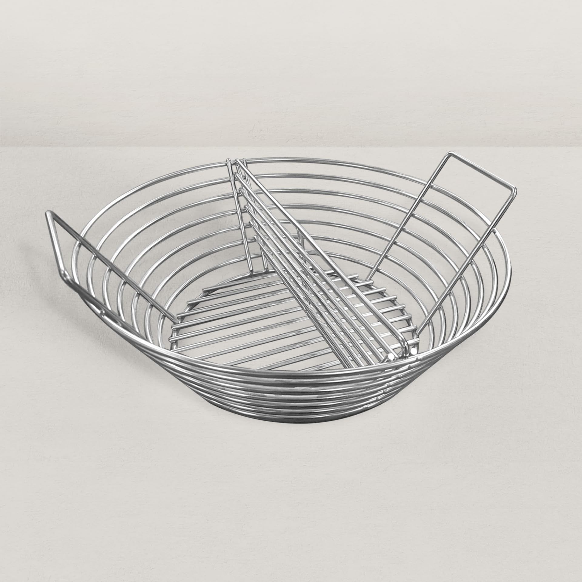 Kokko Panier Charbon INOX Rehausse Position Charbon Moins Charbon Entretien