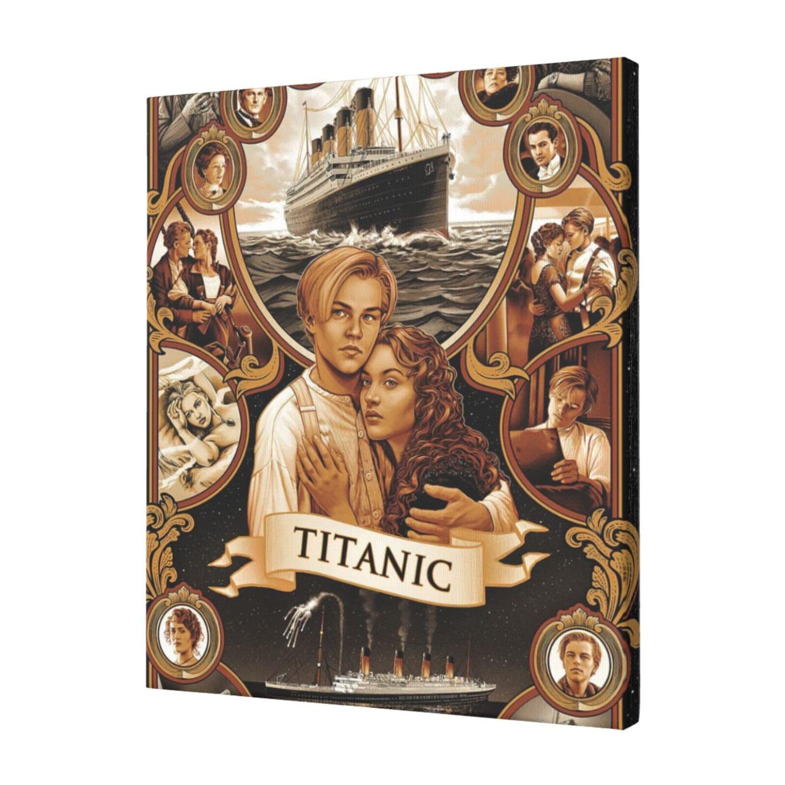 Amazon.co.jp: Titanic タイタニック 映画 絵画の壁掛け 絵画 パネルの