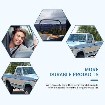 ECCPP Driver Side or Passenger Side Manual Fold Non-Heated Fit for 1980-1996 for Ford