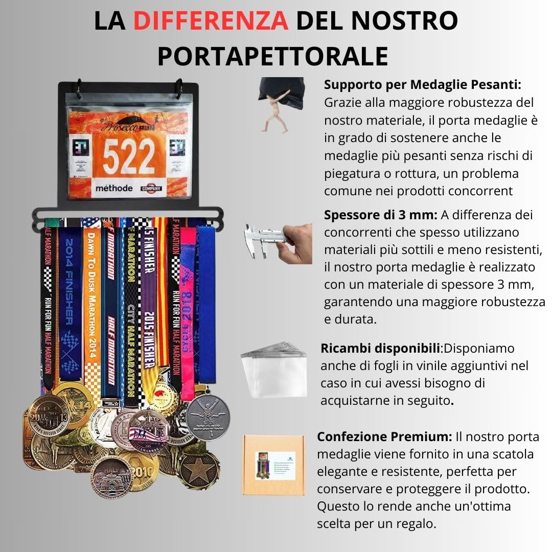 Ciieeo Contenitore Portapettorali Trasparente – Confezione Da 100 Buste In PVC 30x23 Cm – Resistente All'acqua E Allo Strappo – Per Gare Podistiche E Numeri Da Corsa