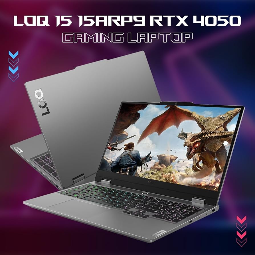 Amazon.com: Lenovo LOQ 15 15ARP9 RTX 4060 Gaming Laptop, 15.6