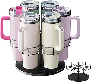 Kssiaz Water Bottle Organizer for Stanley 40 oz, Rotating Stanley Cup Organizer Holder, Tumbler Organizer Holder, Stanley ...