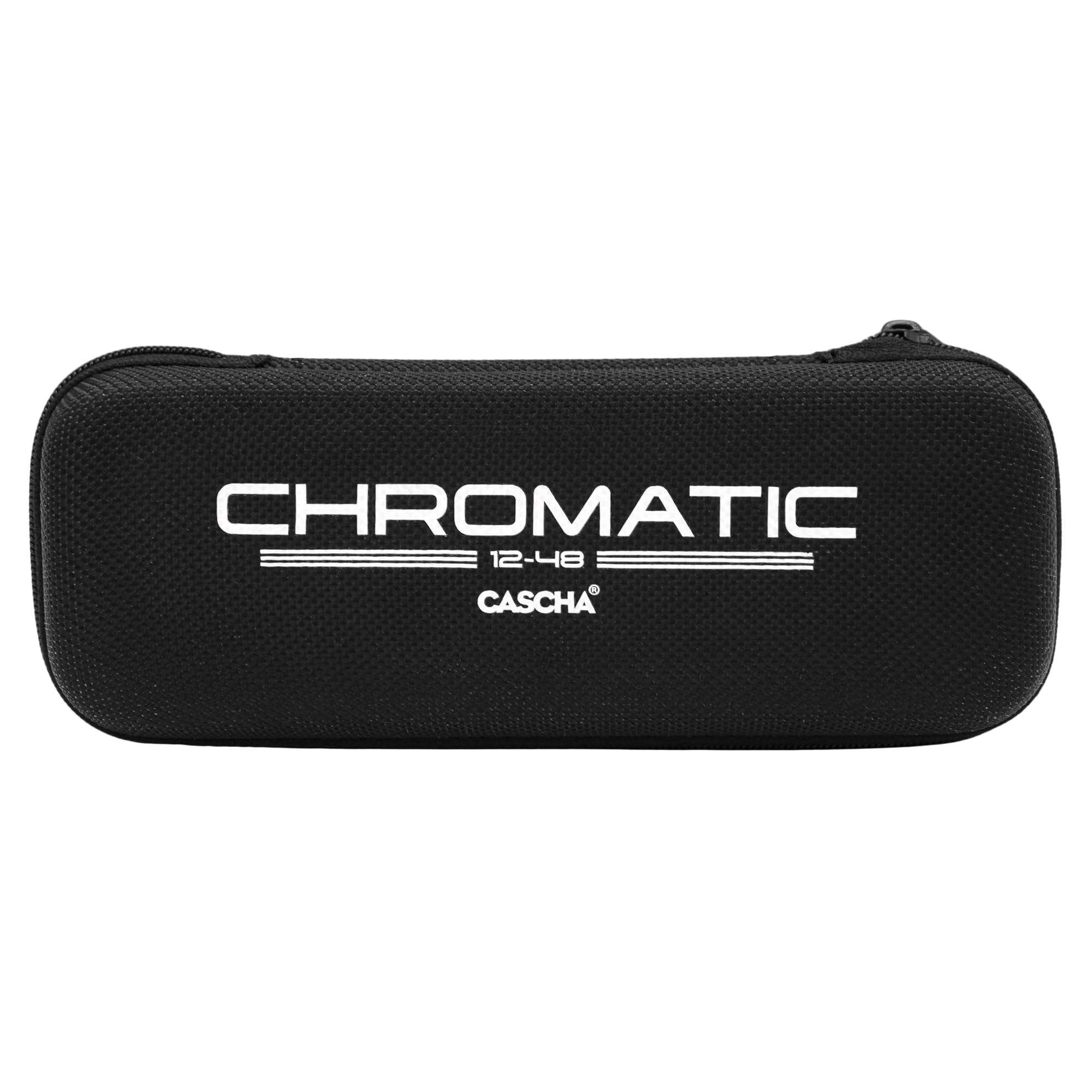 CASCHA Chromatic 12-48 - Armonica a 12 fori, con custodia morbida e panno per la pulizia