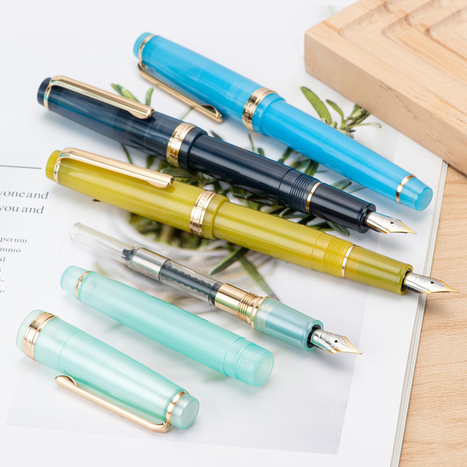 JINHAO 82 Fountain Pen - PART 3 : OPAQUE & CLEAR - Size 5 Nib