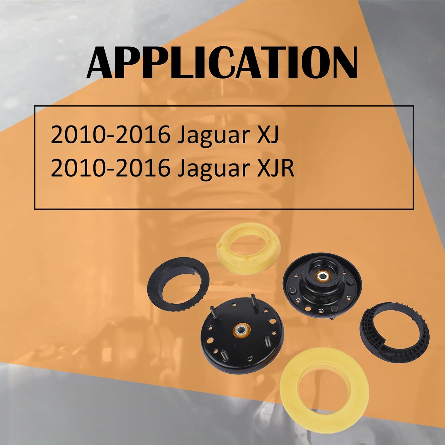 C2D51875 Left Right Front Strut Shock Mount Spring Seat Set for Ja-guar XJ XJR Replaces C2P3209 C2P22948
