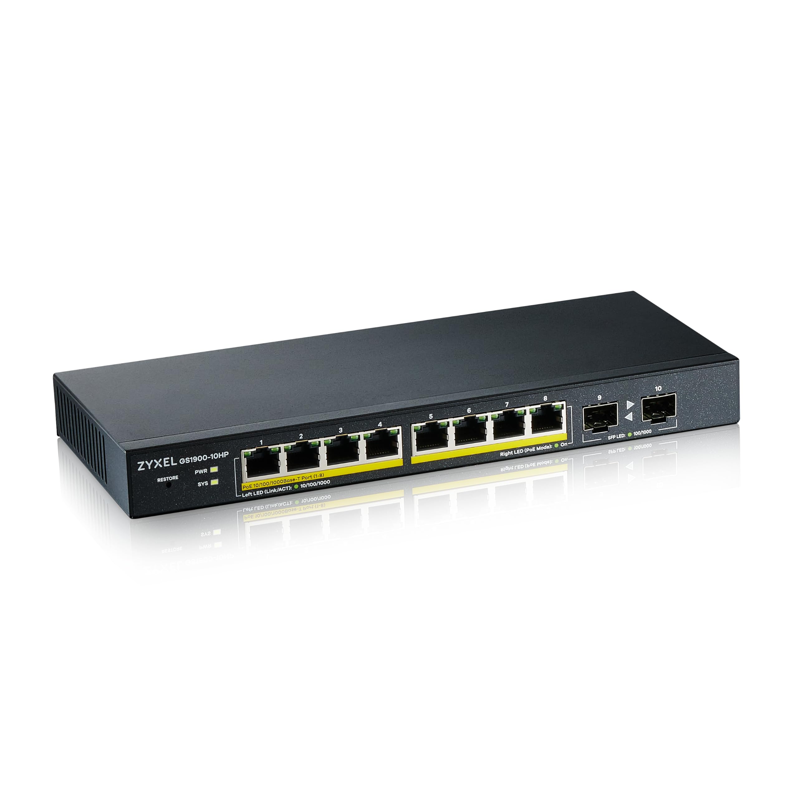 Amazon.com: Zyxel 8-Port PoE Gigabit Switch | Smart-Managed | 8x