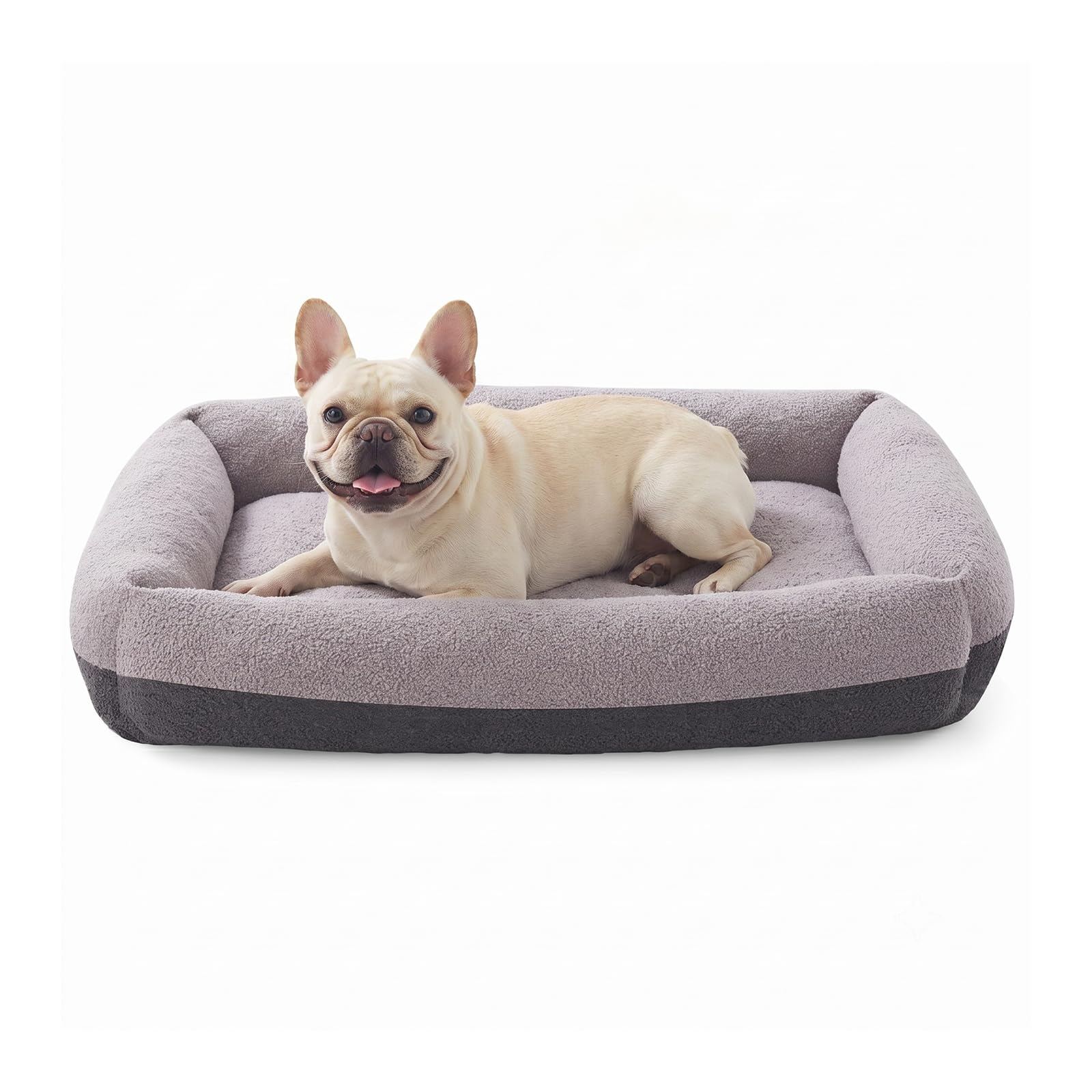 Pawk Cama Perro Pequeña, Cama para Perros Lavable, 56x52x18cm